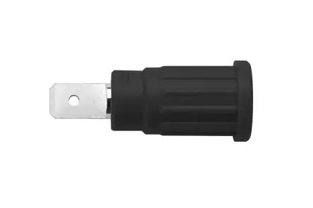 Produktfoto 1 von Schutzinger 4 mm Buchse Schwarz Buchse für Laborstecker, Kontakt Nickel, 1000V 32A PC-Stift