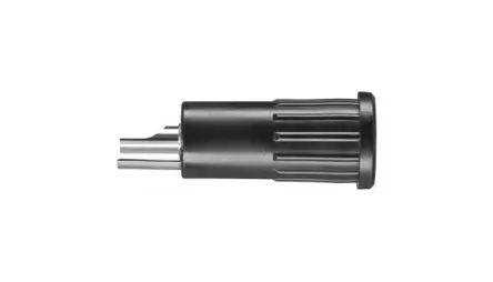 Produktfoto 1 von Schutzinger 4 mm Buchse Schwarz Buchse für Laborstecker, Kontakt Nickel, 60V 16A Lot
