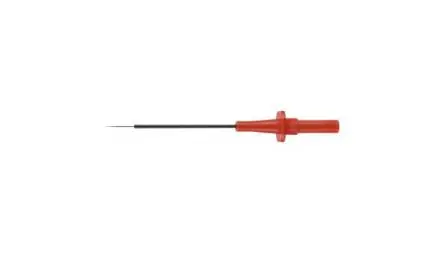 Produktfoto 1 von Schutzinger 4 mm Prüfspitze Rot 0.9 mm, 1kV 5A