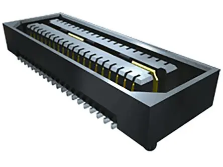 Produktfoto 1 von Samtec QSE Leiterplattenbuchse gewinkelt Oberfläche 20-polig / 1-reihig, Raster 0.8 mm Lot