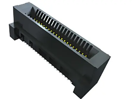 Produktfoto 1 von Samtec Serie HSEC8-DV Kantensteckverbinder Buchse, 0.8 mm, 40-polig, 2-reihig, Vertikal, Oberfläche Lot