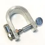 Produktfoto 1 von Mueller Electric Edelstahl Krokodilklemme, Schwarz, 100A Isoliert