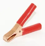 Produktfoto 1 von Mueller Electric Berylliumkupferlegierung 28 mm Krokodilklemme, Rot Isoliert