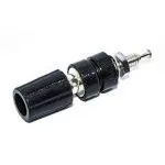 Produktfoto 1 von Mueller Electric 15A Polklemme Stecker vernickelt, Schwarz Messing 9.53 mm