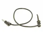 Produktfoto 1 von Mueller Electric Messleitung 5A, Schwarz Nylon-isoliert 0.9 m, 30 V