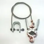 Produktfoto 1 von Mueller Electric Edelstahl Krokodilklemme, Schwarz Isoliert