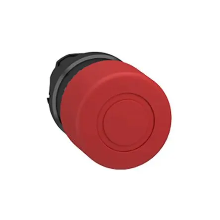 Produktfoto 1 von Schneider Electric ZB4 Not-Aus-Schalter, 22 mm, Zugentriegelung, Pilzkopf, Metall