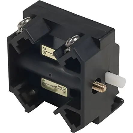 Produktfoto 1 von Schneider Electric Harmony 9001K Kontaktblock 1 Wechsler 240 V ac, 125V dc Schraube