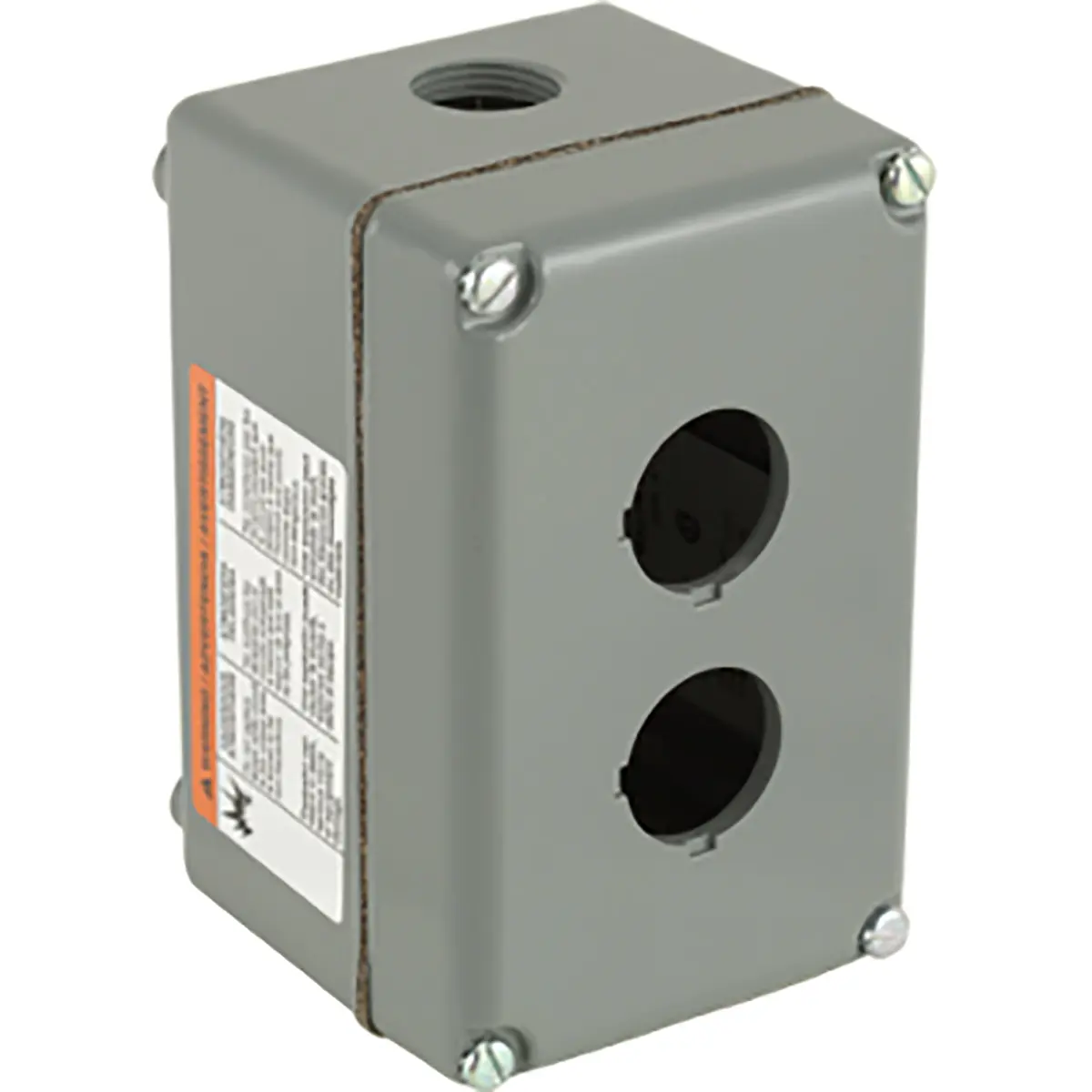 Produktfoto 1 von Schneider Electric 9001K Steuerstation-Gehäuse, 2 x Ø 30 mm, Aluminium