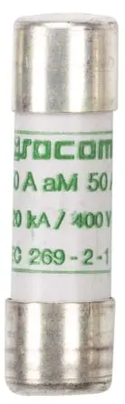 Produktfoto 1 von Socomec NFC-DIN Patronensicherung / 6A 14 x 51 mm 500V ac Keramik gG
