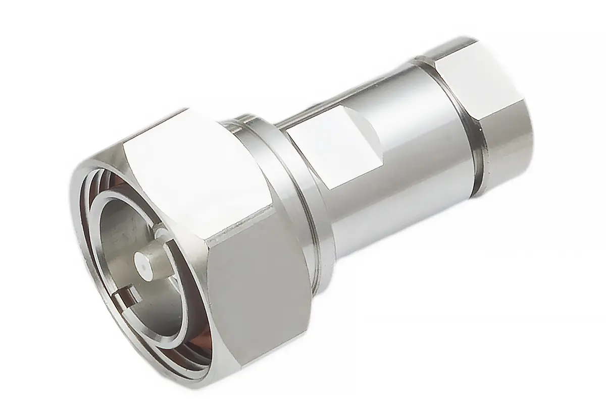 Produktfoto 1 von RS PRO Stecker Koaxialsteckverbinder 7/16-Steckverbinder, Kabel, 50 Ω Lot, Standard, Gerade