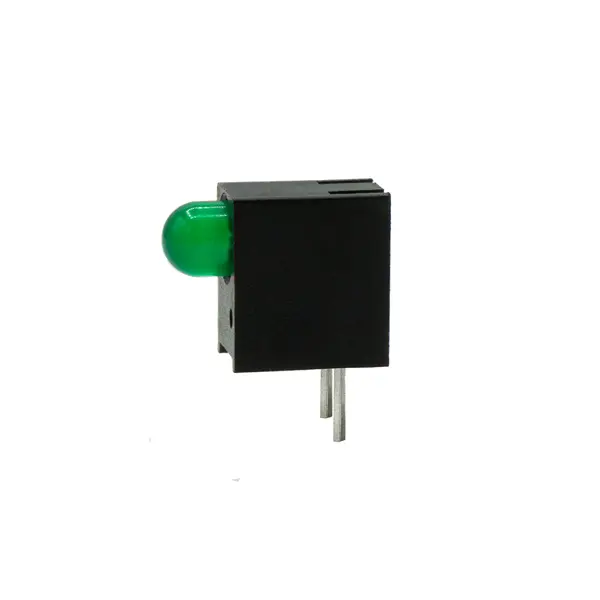 Dialight LED Anzeige, Printmontage Grün 1 x LEDs gewinkelt 5 mm (T-1 3/4) 2-Pins 7.5 V 60 °
