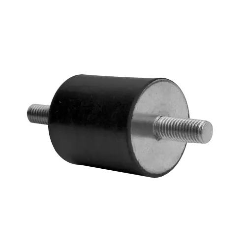 Produktfoto 1 von RS PRO Gummi Vibrationsdämpfer, Außen-/Außengewinde Puffer M12, Ø 60mm x 50mm, 65 Shore A