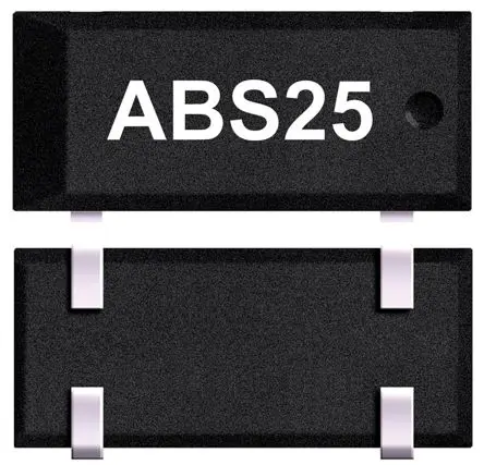 Produktfoto 1 von Abracon 32.768 kHz Quarzmodul, Oberfläche, ±30 ppm, 6 pF, B. 3.8mm, H. 2.5 mm, L. 8 mm, SMD, 4-Pin