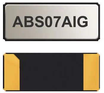 Produktfoto 1 von Abracon 32.768 kHz Quarzmodul, Oberfläche, ±20 ppm, 9 pF, B. 1.5mm, H. 0.9 mm, L. 3.2 mm, SMD, 2-Pin, AEC-Q200