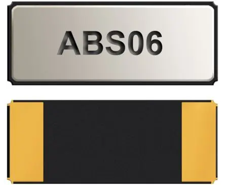 Produktfoto 1 von Abracon 32.768 kHz Quarzmodul, Oberfläche, ±20 ppm, 4.1 pF, B. 1.2mm, H. 0.6 mm, L. 2 mm, SMD, 2-Pin