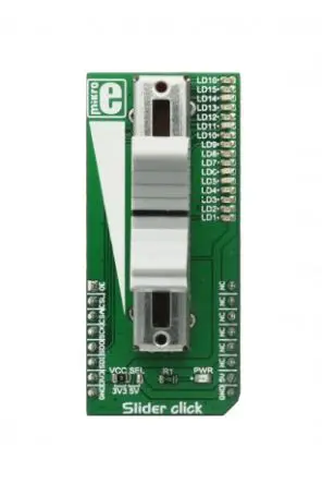 Produktfoto 1 von MikroElektronika MAX6969, MCP3551 Microcontroller Development Kit, Schieberegler Klick
