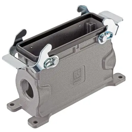 Produktfoto 1 von RS PRO RS PRO B Gehäuse für robusten Stromversorgungsstecker 2 Hebel 2, Oberfläche 24B Steckverbindergehäuse, IP65
