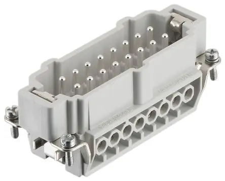 Produktfoto 1 von RS PRO RS PRO E Industrie-Steckverbinder Kontakteinsatz Stecker, 16-polig 16A, Panel, Steckverbindereinsatz