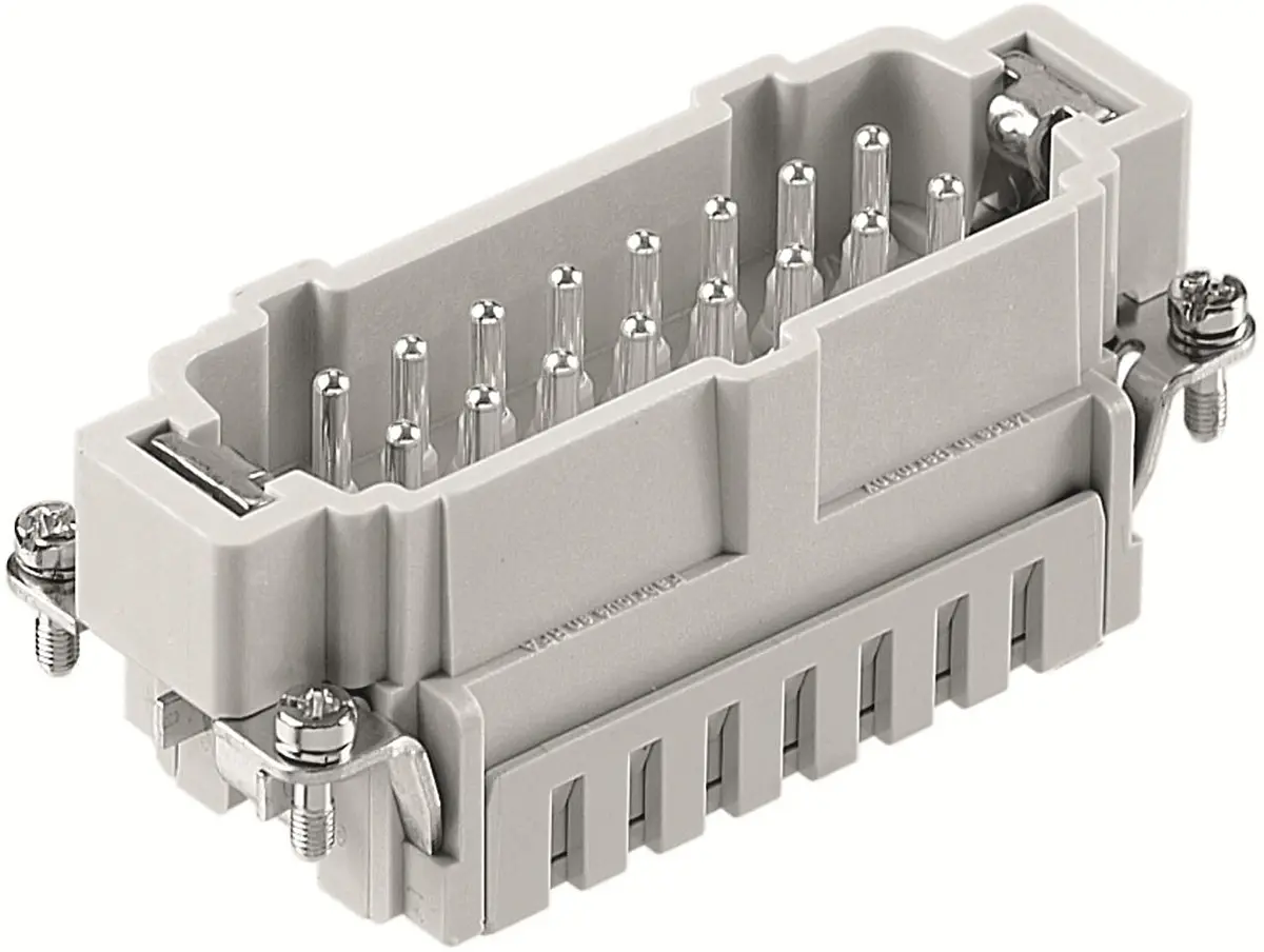 Produktfoto 1 von RS PRO Industrie-Steckverbinder Kontakteinsatz, 16-polig 16A Stecker, Käfigklemme