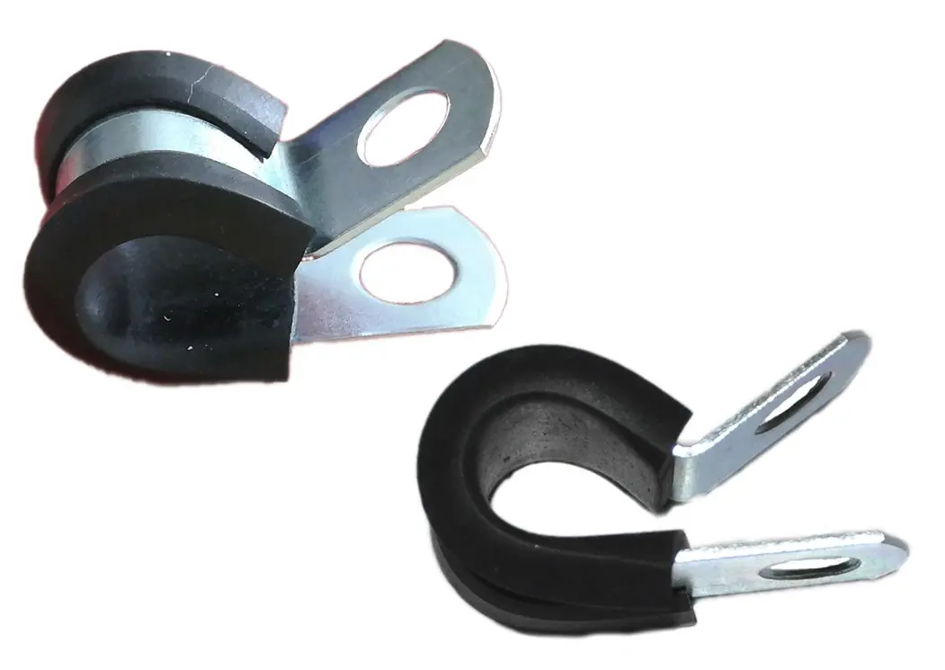Produktfoto 1 von RS PRO Kabelhalter  zum Schrauben, Kabel-Ø 7.94mm Stahl Schwarz 12,7 mm