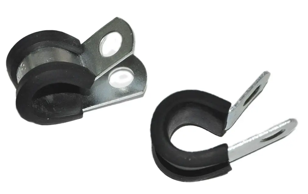 Produktfoto 1 von RS PRO Kabelhalter  zum Schrauben, Kabel-Ø 11.12mm Stahl Schwarz 12,7 mm
