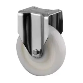 Produktfoto 1 von Tente Fest Lenkrolle, Rad ø 160mm, 800kg, Ges H. 200mm, Rad B. 50mm, 137 x 105mm, Platte, Polyamid-Material