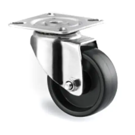Produktfoto 1 von Tente Drehbar Rolle, Rad ø 50 mm, 40 kg, Ges H. 70 mm, Rad B. 18 mm, Polypropylen