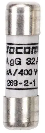 Produktfoto 1 von Socomec NFC-DIN Patronensicherung / 2A 14 x 51 mm 500V ac gG