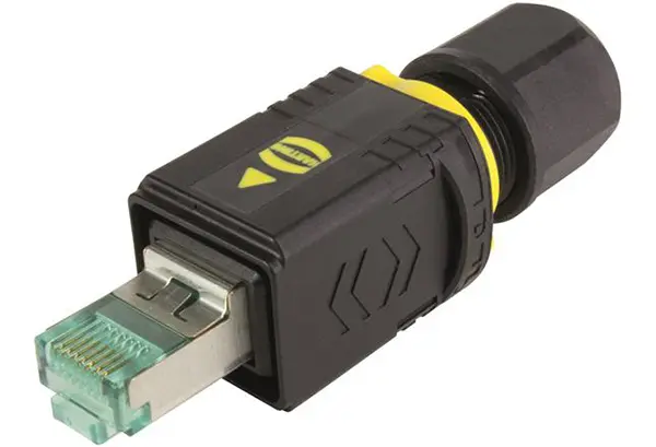 Produktfoto 1 von HARTING Push Pull V4 Stecker RJ45-Steckverbinder, 8-Port 1-polig 360°-Schirmung Kabel Gerade