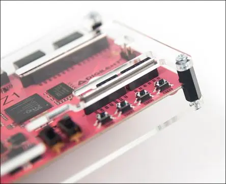 Produktfoto 1 von Digilent Plexiglasabdeckung zum Einsatz mit Platine PYNQ-Z1