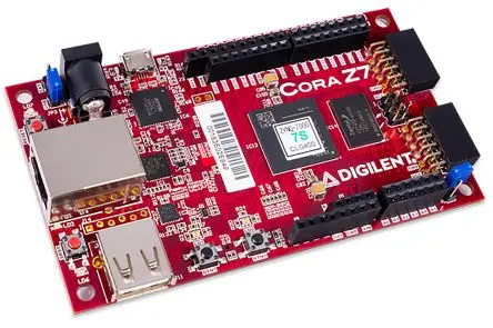 Produktfoto 1 von Digilent Cora Z7: Zynq-7000, Entwicklungsboard für Arm-Entwicklung, FPGA-Entwicklung, FPGA, ADC1410