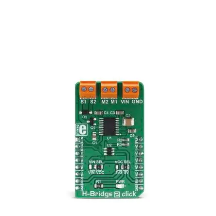 Produktfoto 1 von MikroElektronika MPC17510 Entwicklungskit, H-Brücke 2 Click-Board Halbbrücken-Treiber, für Richtungssteuerung,