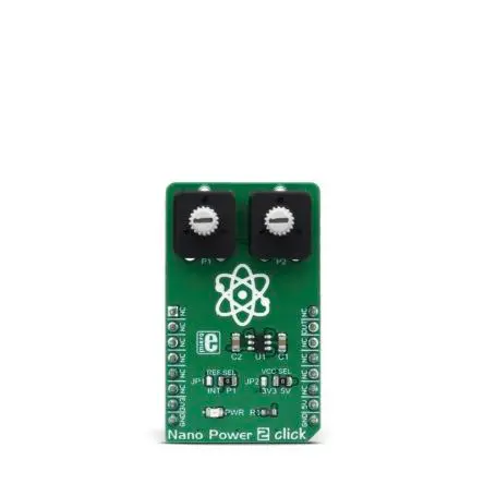 Produktfoto 1 von MikroElektronika MAX40000 Entwicklungskit, Nano Power 2 Click-Board Akkuladegerät, für Interner Referenzspannungsstift,