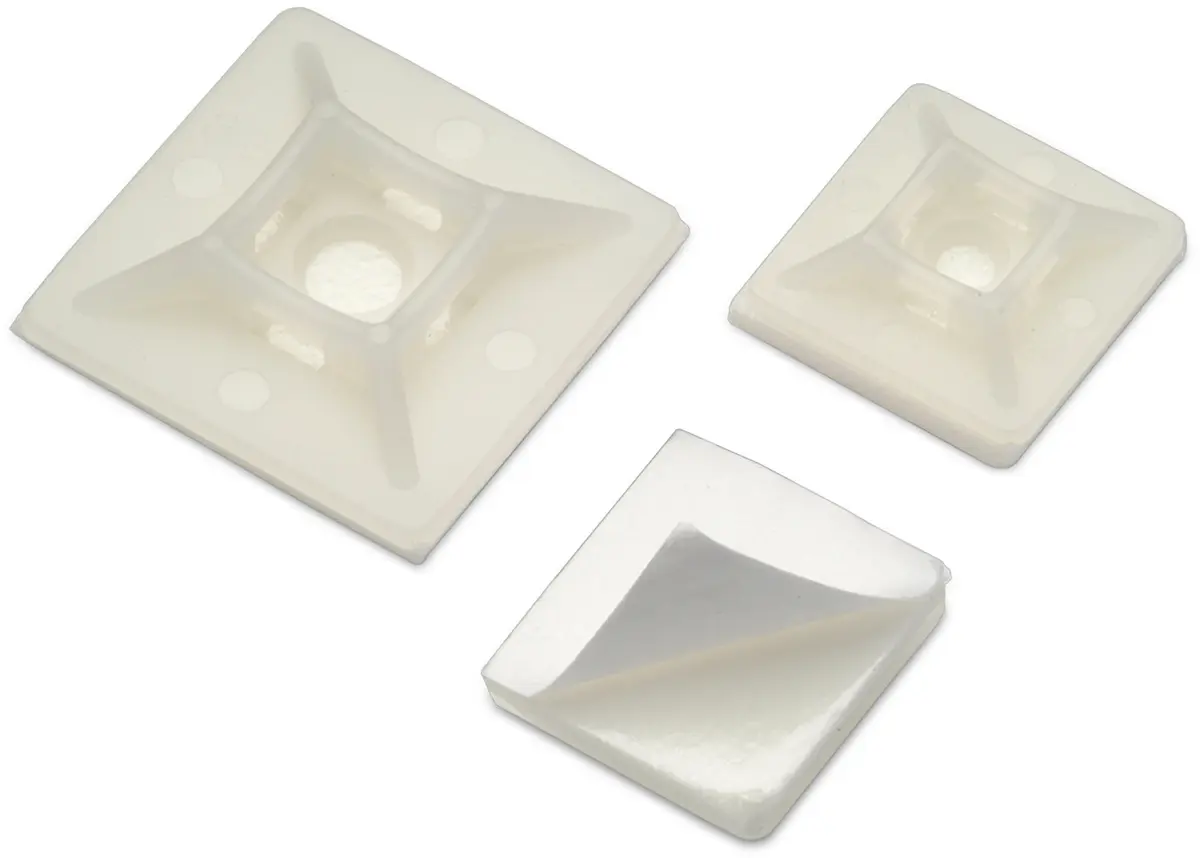 Produktfoto 1 von Würth Elektronik WA-CTIB Kabelhalter Stützfuß selbstklebend Nylon 13 mm x 3.2mm x 13mm