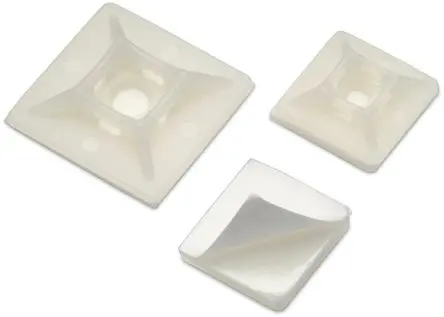Produktfoto 1 von Wurth Elektronik WA-CTIB Kabelhalter Selbstklebend Nylon 6.6 Natur 13mm x 3.2 mm x 13 mm