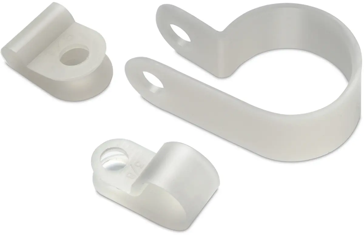 Produktfoto 1 von Würth Elektronik WA-CHCL Kabelhalter  zum Schrauben, Kabel-Ø 10.5mm Nylon 9,5 mm x 7.6mm