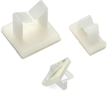 Produktfoto 1 von Wurth Elektronik WA-CHAD Kabelhalter Selbstklebend Nylon 6.6 Natur 6.5mm x 6.5 mm x 9.6 mm