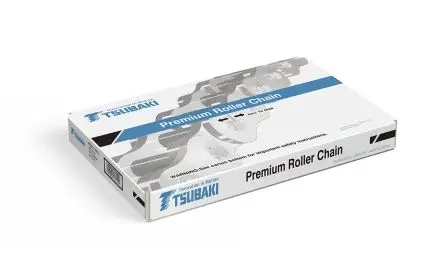 Tsubaki RS40 40-2 Carbonstahl 2 Rollenkette ANSI (DIN 8188), Teilung 12.7 mm, Länge 3.04 m, Länge 32.6 mm