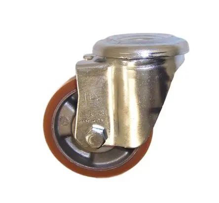 Produktfoto 1 von LAG Drehbar Rolle, Rad ø 80 mm, 120 kg, Ges H. 106 mm, Rad B. 20 mm
