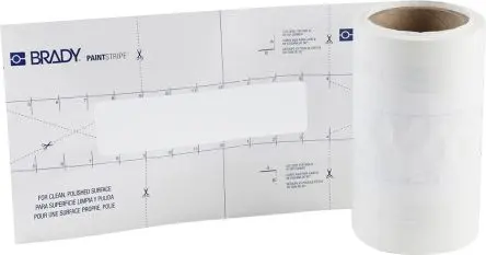 Produktfoto 1 von Brady Polypropylen Schablone Typ Markierungsband, Stärke 0.173 mm, 50.8mm x 30.5 m