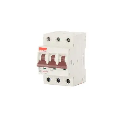 Produktfoto 1 von Contactum DDB Miniaturüberlastschalter Typ D, Pol 3-polig 32A 415V ac, Abschaltvermögen 10 kA Defender B Board