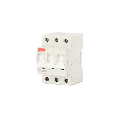 Produktfoto 1 von Contactum DDB Miniaturüberlastschalter Typ C, Pol 3-polig 50A 415V ac, Abschaltvermögen 10 kA Defender B Board