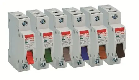 Produktfoto 1 von Contactum CPB63 Miniaturüberlastschalter Typ B, Pol 1-polig 63A 250V ac, Abschaltvermögen 4.5 kA
