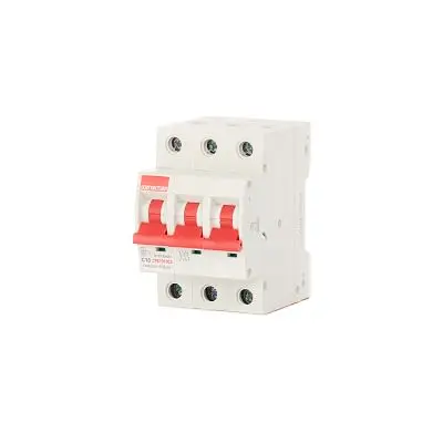 Produktfoto 1 von Contactum DDB Miniaturüberlastschalter Typ C, Pol 3-polig 10A 415V ac, Abschaltvermögen 10 kA
