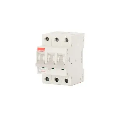 Produktfoto 1 von Contactum DDB Miniaturüberlastschalter Typ C, Pol 3-polig 16A 415V ac, Abschaltvermögen 10 kA Defender B Board