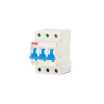 Produktfoto 1 von Contactum DDB Miniaturüberlastschalter Typ B, Pol 3-polig 20A 415V ac, Abschaltvermögen 10 kA Defender B Board