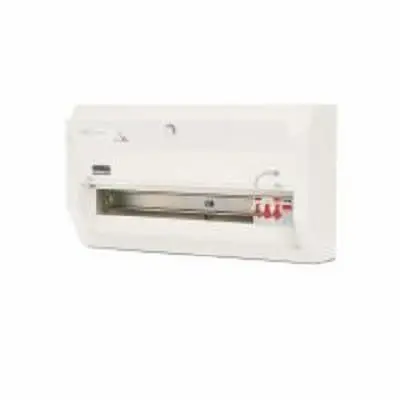 Produktfoto 1 von Contactum 18 Defender Verbrauchereinheit aus Stahl, 100A BS EN 61439-3 IP4X