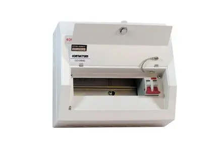 Produktfoto 1 von Contactum 10 Defender Verbrauchereinheit aus Stahl, 100A BS EN 61439-3 IP4X