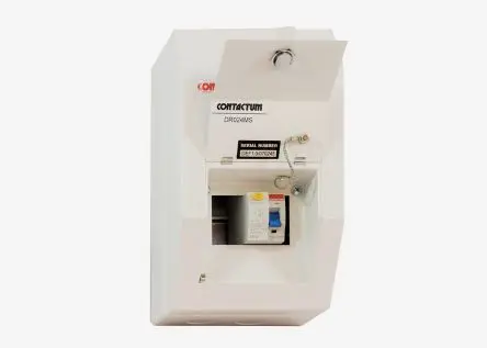 Produktfoto 1 von Contactum 2 Defender Verbrauchereinheit aus Stahl, 63A BS EN 61439-3